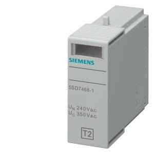 Siemens 5SD74681 Conector enchufable tipo 2 LN, clase de requisitos C, UC 350V, 1 polo Pieza de inserción 1 UD(S).