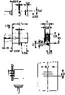 Mentor 1850.1031 1850.1031 Interruptor de palanca 0.5 A 1 On/On Enclavado 1 UD(S).-2