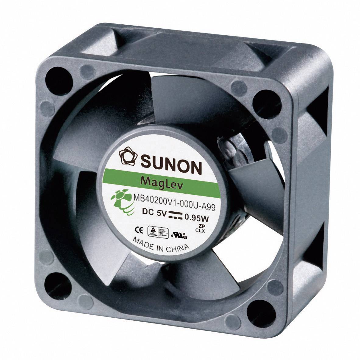 Sunon MF40200V2-1000U-A99 Ventilador axial 5 V/DC 13.08 m³/h (Lon. x Anch. x Alt.) 40 x 40 x 20 mm