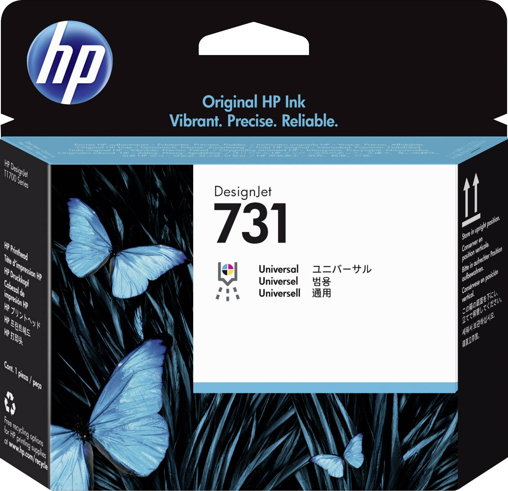 HP Cabezal de impresión 731 Original Color P2V27A-0