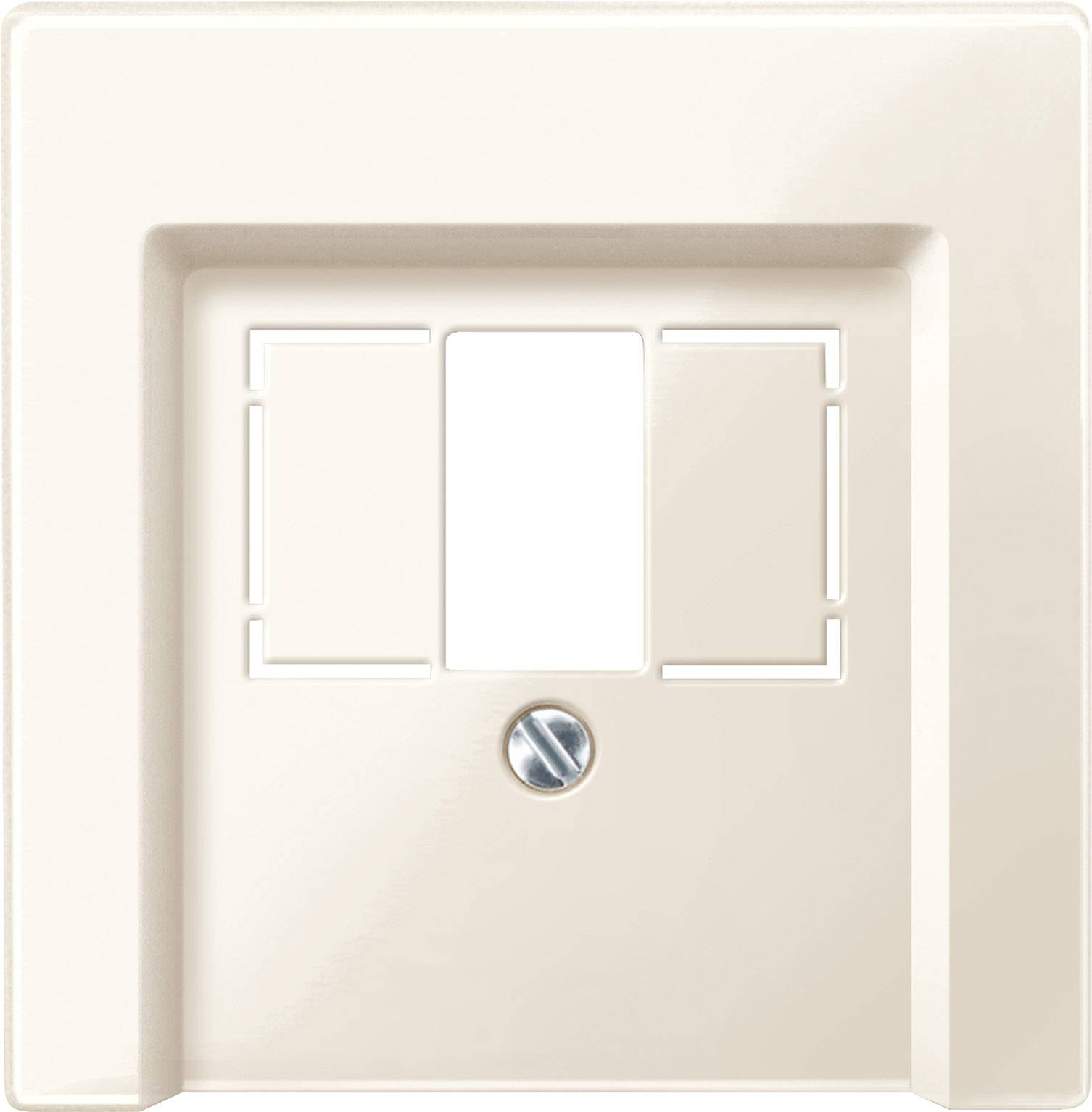 Merten Cubierta Toma de corriente TAE Blanco 296044 1 ST-0