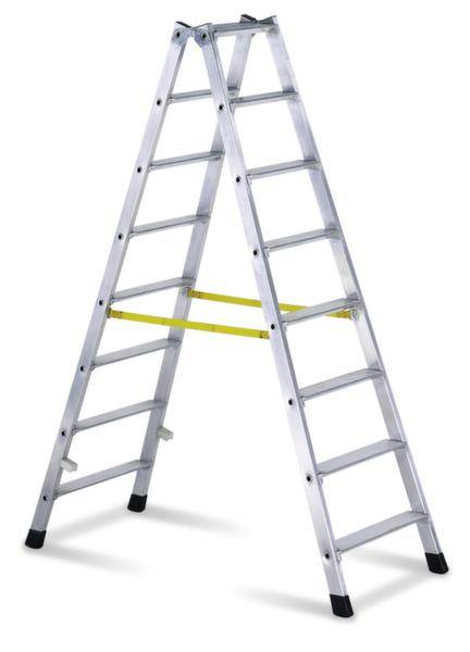 ZARGES 42468 Aluminio Escalera de tijera con escalones Abatible 16.9 kg