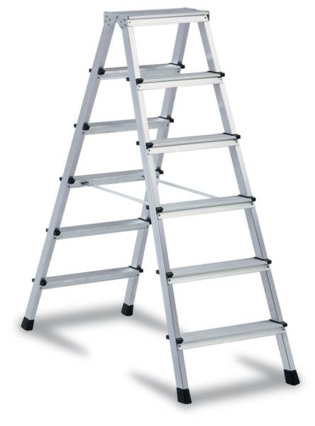 ZARGES 41266 Aluminio Escalera de tijera con escalones Abatible 7 kg