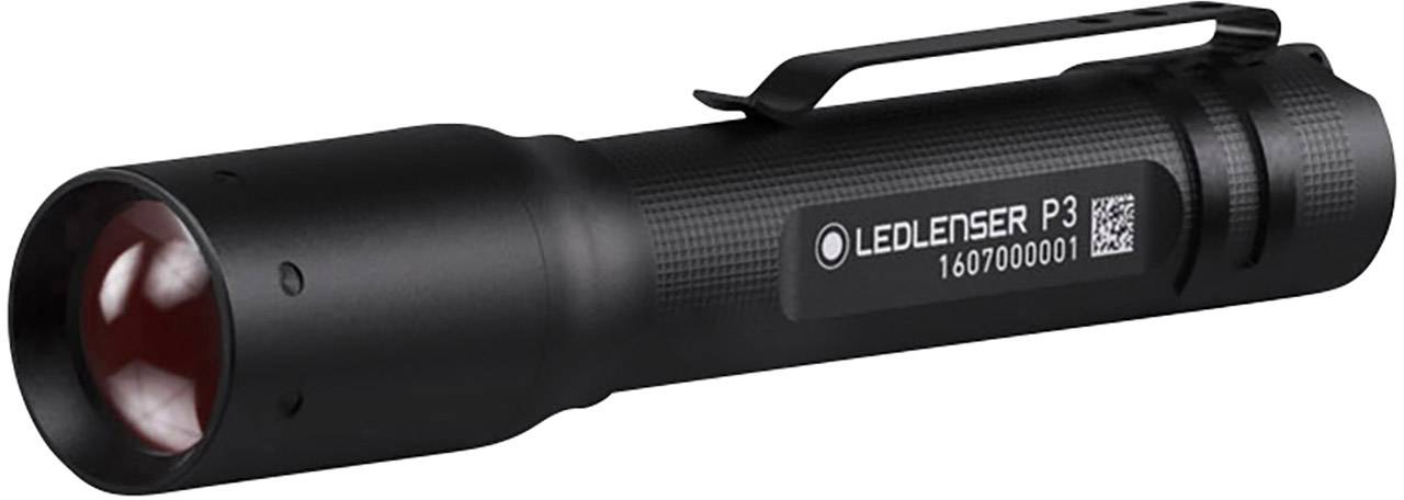 Ledlenser P3 500883 LED Luz de llavero, Minilinterna de bolsillo Alimentación por pilas 25 lm 6 h 35 g