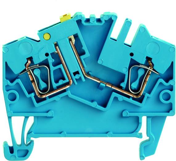 Weidmüller 1779120000 Borne en serie de comprobación de conexión Resorte de tracción Blau 100 UD(S).