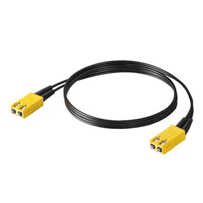 Weidmüller 1273430010 Fibra de cristal fotónico LWL Cable 1.00 m Schwarz [1x Conector SC-RJ - 1x Conector SC-RJ] 62,5/12-0