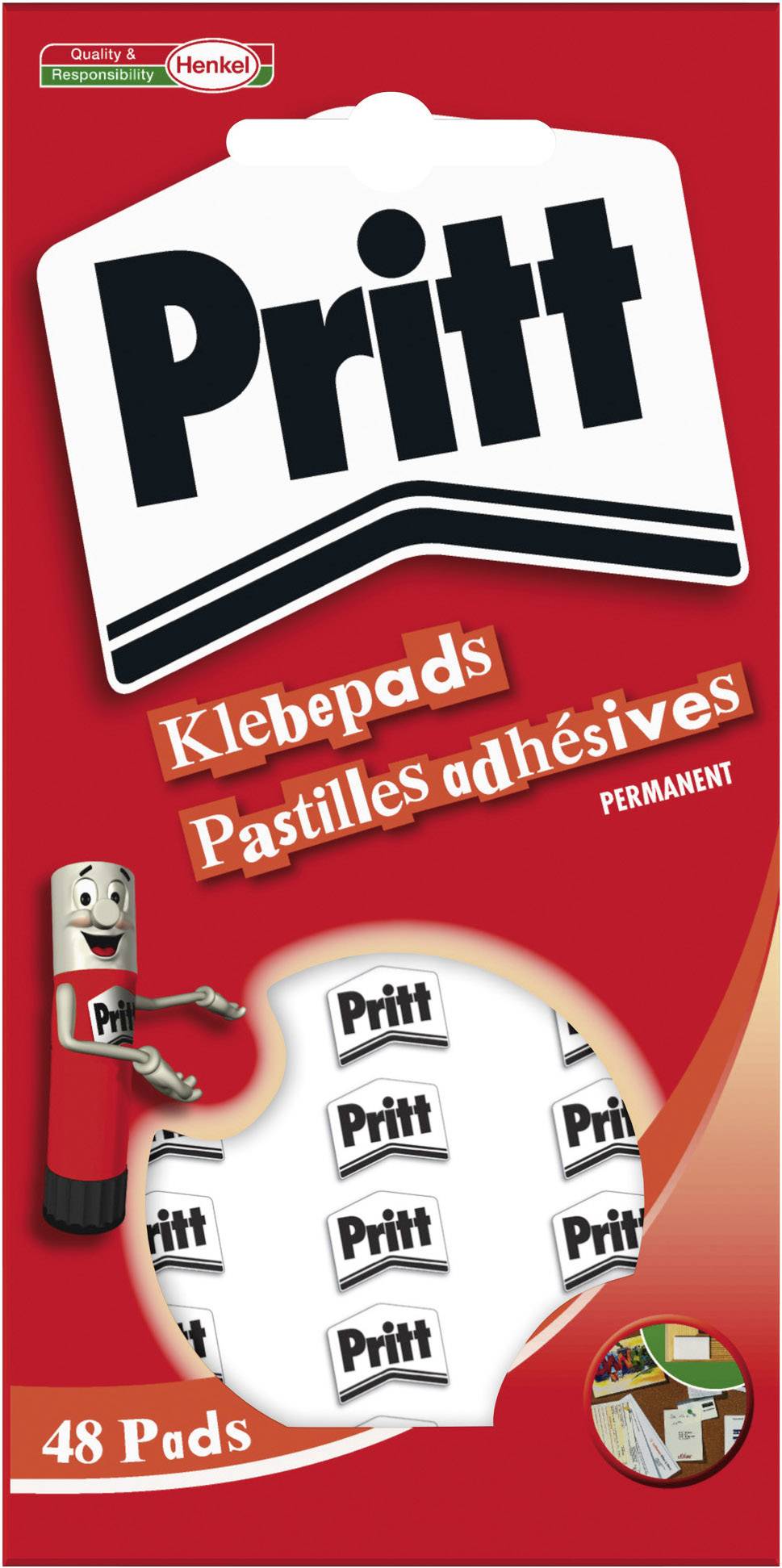 Pritt PGP48 Almohadillas adhesivas PGP48 ( x ) 10 mm x 10 mm 48 UD(S).