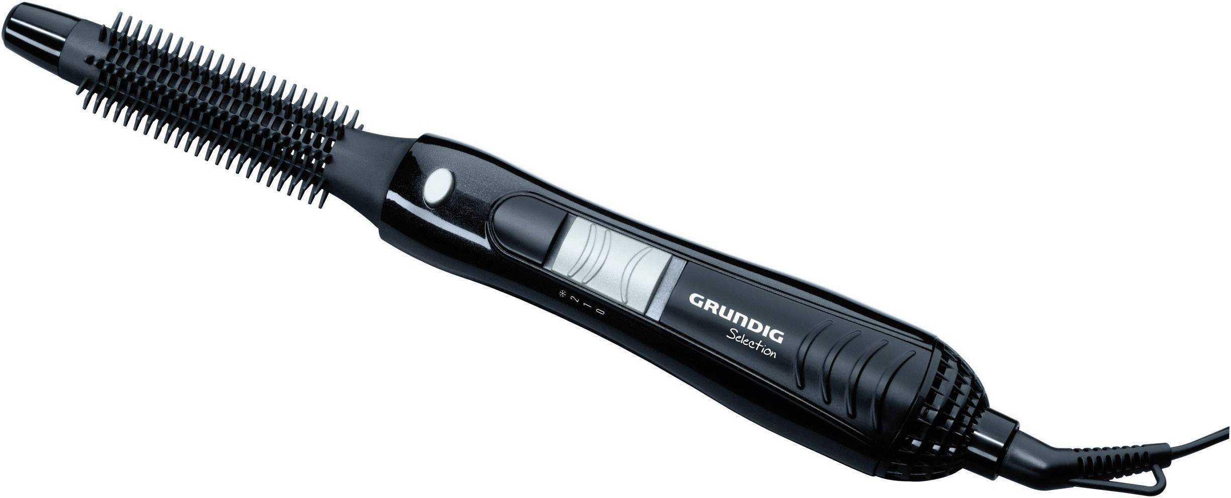 Grundig HS3120 Cepillos de pelo Negro (brillante), Plata-0