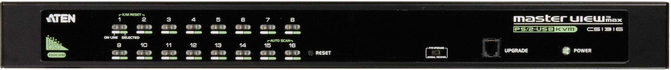 ATEN CS1316-AT-G 16 puertos Conmutador KVM VGA USB, PS/2 2048 x 1536 Pixel-1