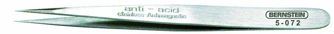 BERNSTEIN Tools for Electronics 5-072 Pinzas SMD 3c SA Puntiaguda, estrecha 110 mm-0