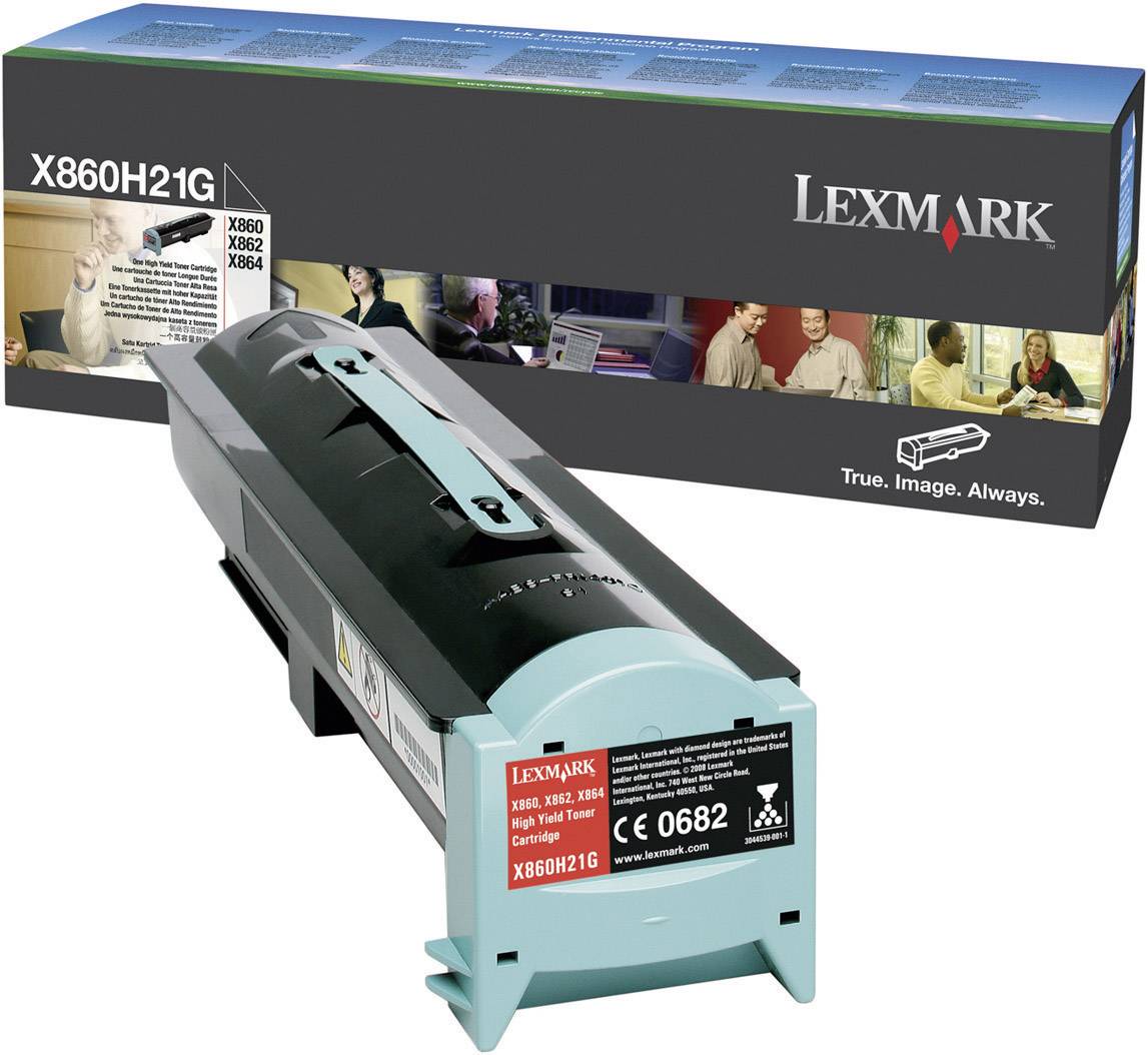 Lexmark Tóner X860H Original Negro 35000 Lados X860H21G-0