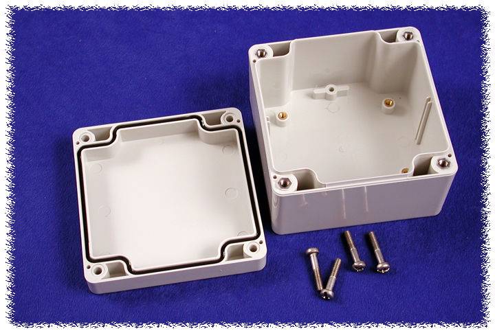 Hammond Electronics 1554E2GY Carcasa universal 90 x 90 x 60 Policarbonato Gris 1 UD(S).