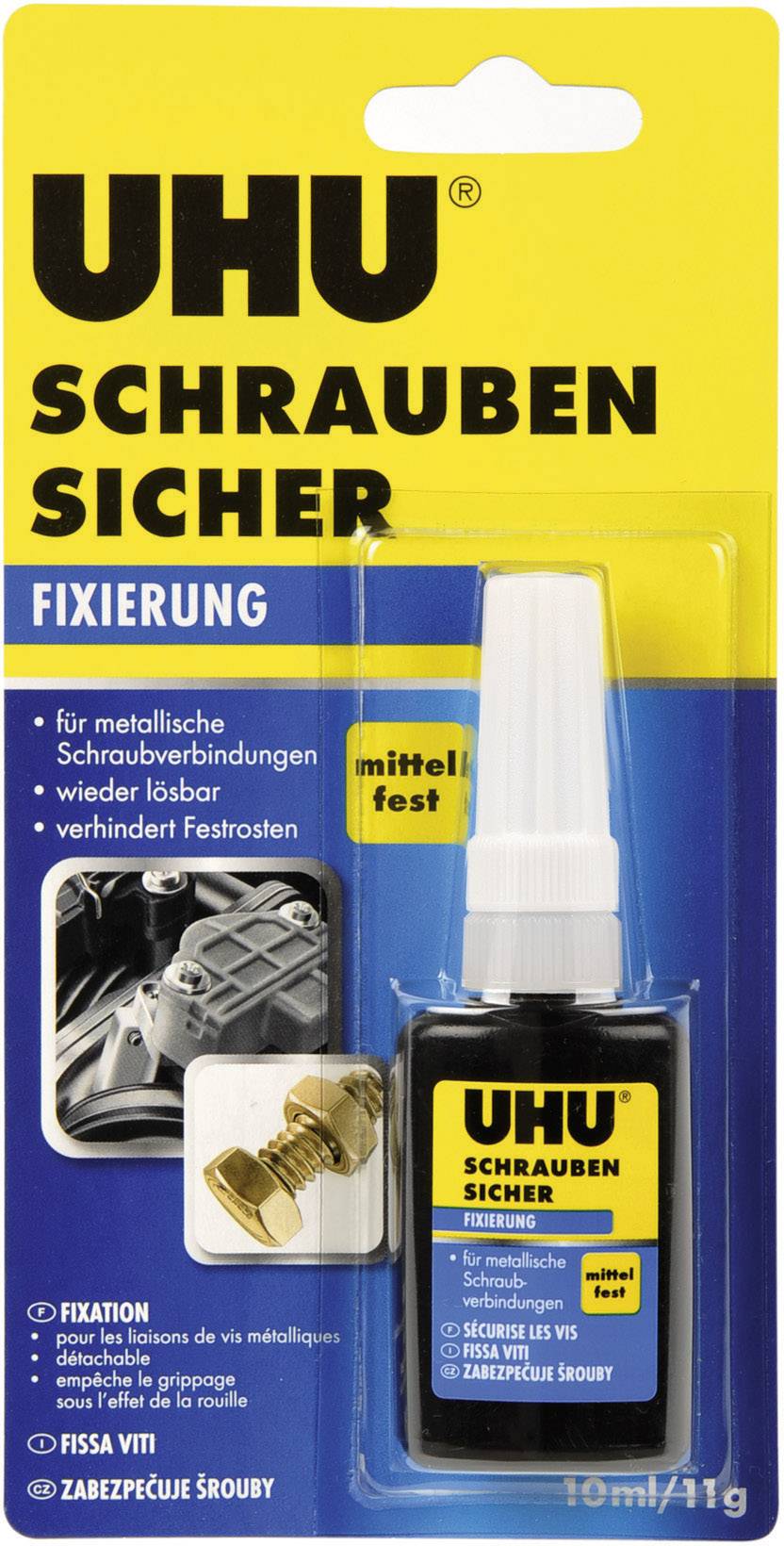 UHU 45590 Fijador de rosca Fuerza: Medio 10 ml-0