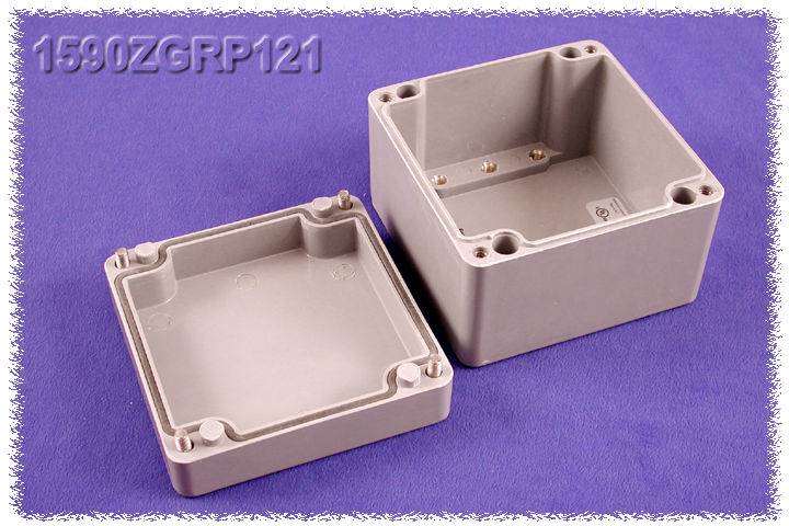 Hammond Electronics 1590ZGRP121 Carcasa universal 120 x 122 x 91 Poliéster Gris 1 UD(S).