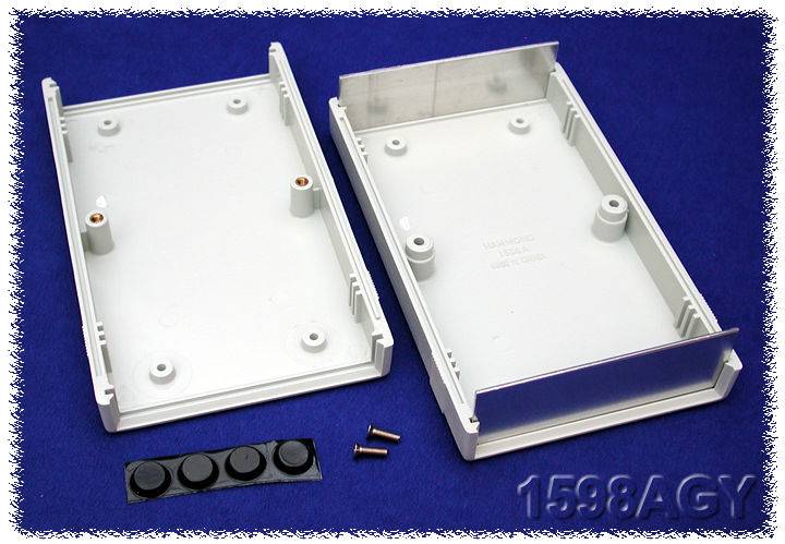 Hammond Electronics 1598AGY Carcasa de instrumentos 157 x 94 x 36 ABS Gris 1 UD(S).