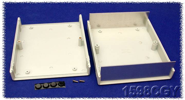 Hammond Electronics 1598CGY Carcasa de instrumentos 180 x 155 x 52 ABS Gris 1 UD(S).