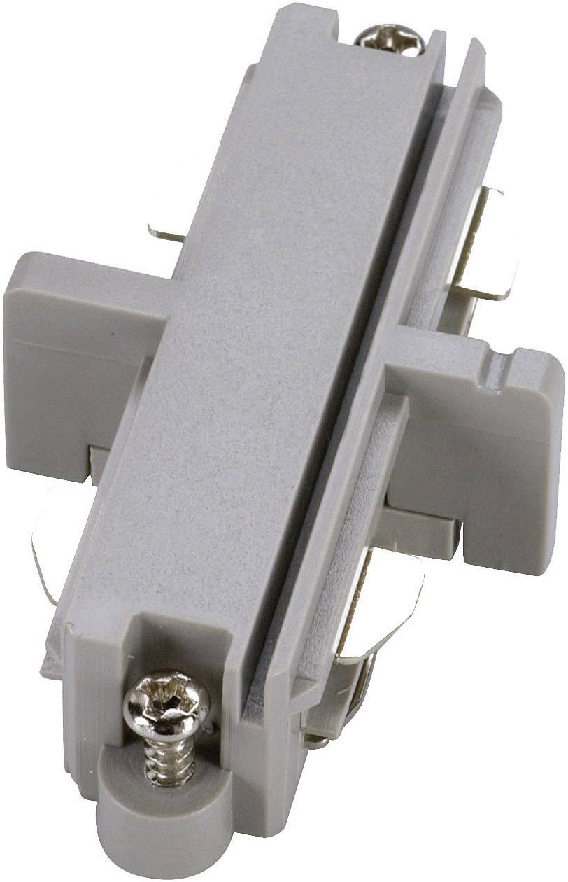 SLV 143092 Componente de alto voltaje con sistema de riel Conector longitudinal 1phasig Gris plata