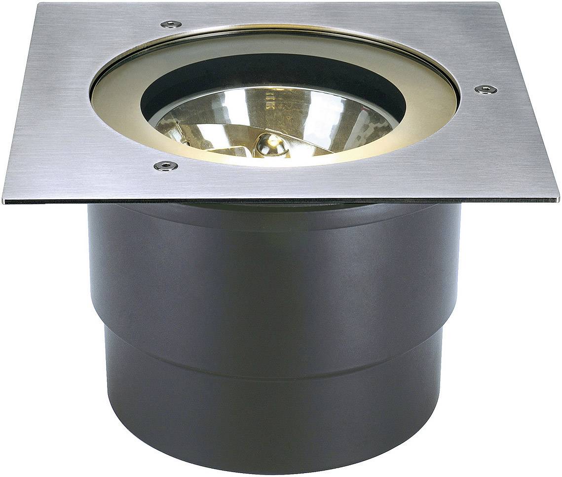 SLV Adjust QRB 227092 Luminaria de encastre para exteriores QRB111 Halógeno Acero inoxidable