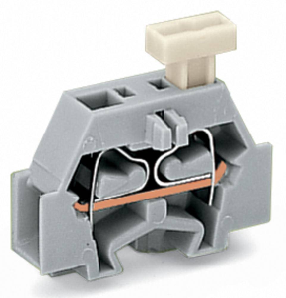 WAGO 261-301/331-000 Borne individual 6 mm Resorte de tracción Asignación: L Gris 200 UD(S). Package