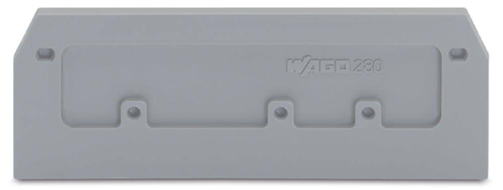 WAGO 280-374 Placa final y de separación Gris 100 UD(S).-0