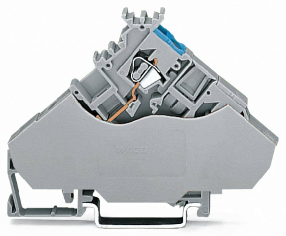 WAGO 280-568 Terminal de actuador 6 mm Resorte de tracción Asignación: L Gris 20 UD(S). Piece-0
