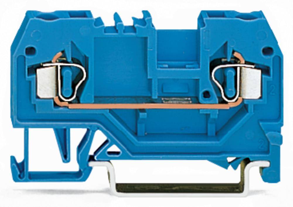 WAGO 280-904 Borne de paso 5 mm Resorte de tracción Asignación: N Blau 100 UD(S).-0
