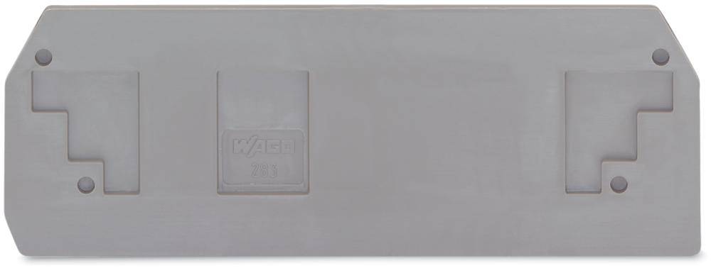 WAGO 283-350 Placa final y de separación Gris 50 UD(S).-0