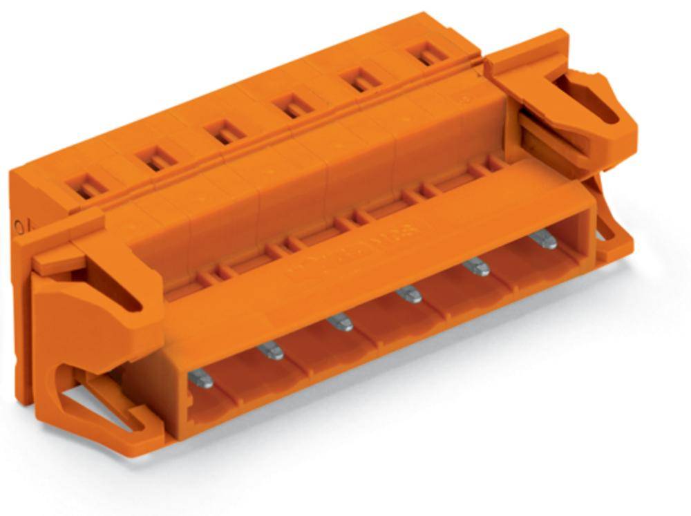 WAGO Regleta de conectores macho (estándar) 2081 Número total de polos 2 Dimensión modular: 7.62 mm 731-632/114-000 50 U-0
