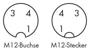 WAGO 756-5401/030-020 Conector de sensor/actuador, montado M12 Conector, recto, Conector hembra, recto 2.00 m Número de -3
