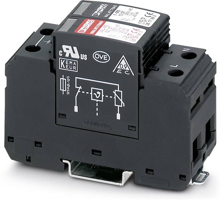 Phoenix Contact 2804380 VAL-MS 320/1+1 Descargador de protección contra la sobretensión Protección de sobretensión para:-0