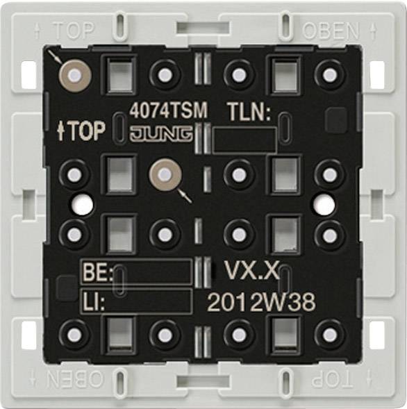Jung HK NXconnect 4074 TSM KNX Tastsensor Modul mit integriertem Busankoppler, 4fach-0