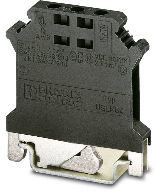 Phoenix Contact 2798789 Terminal de potencial de referencia 6.2 mm Atornillar Schwarz 50 UD(S). Piece