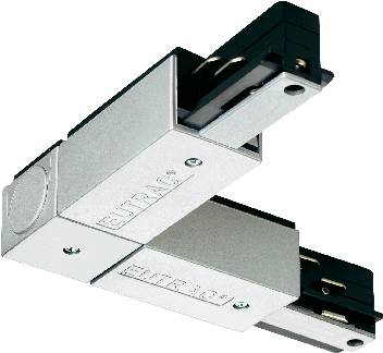 Eutrac 145684 Componente de alto voltaje con sistema de riel Conector angular Overlangsverbinding Plata-0