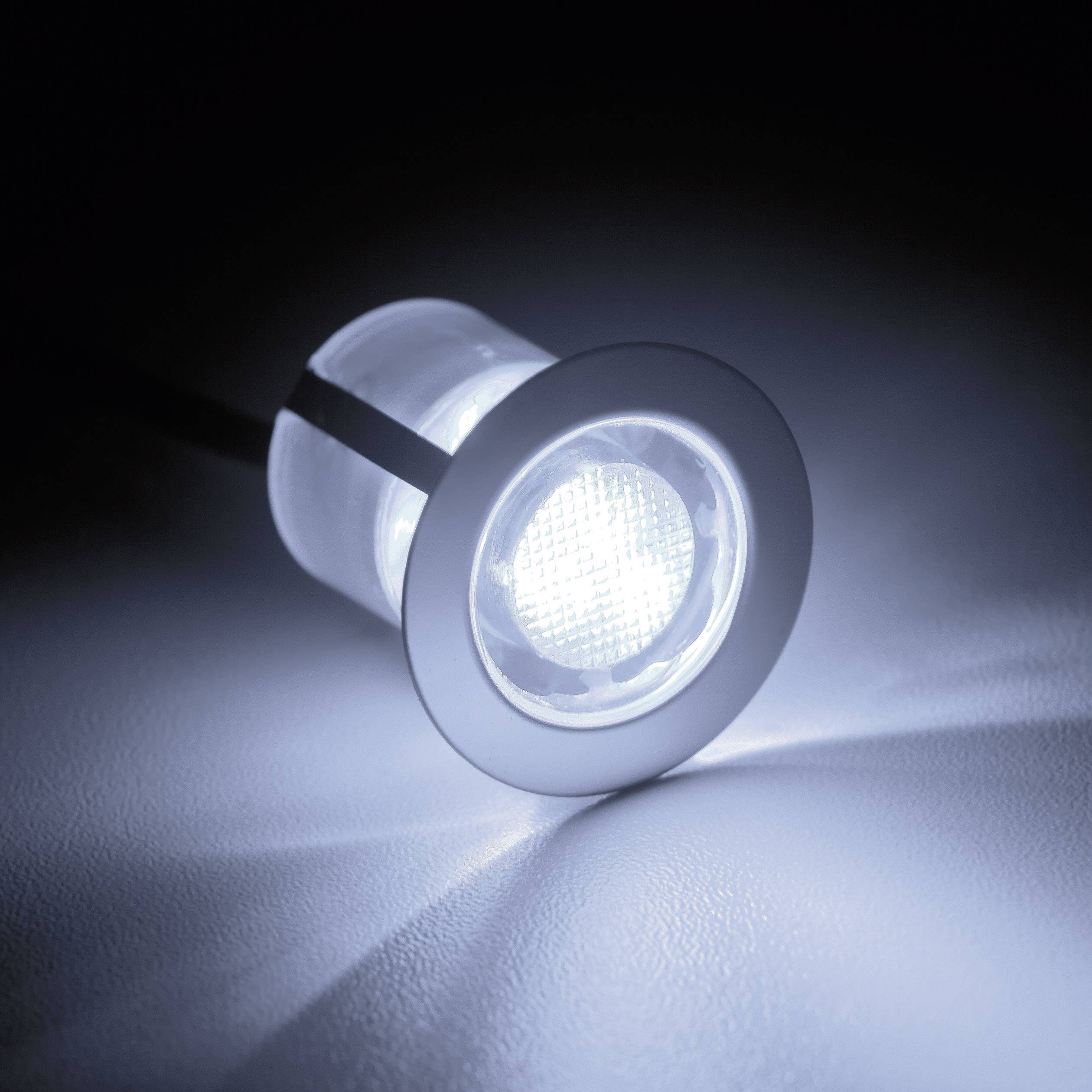 Brilliant G03093/82 Cosa 30 Lámpara LED de encastre Juego de 10 LED LED instalado de forma fija 1.5 W Acero inoxidable-0