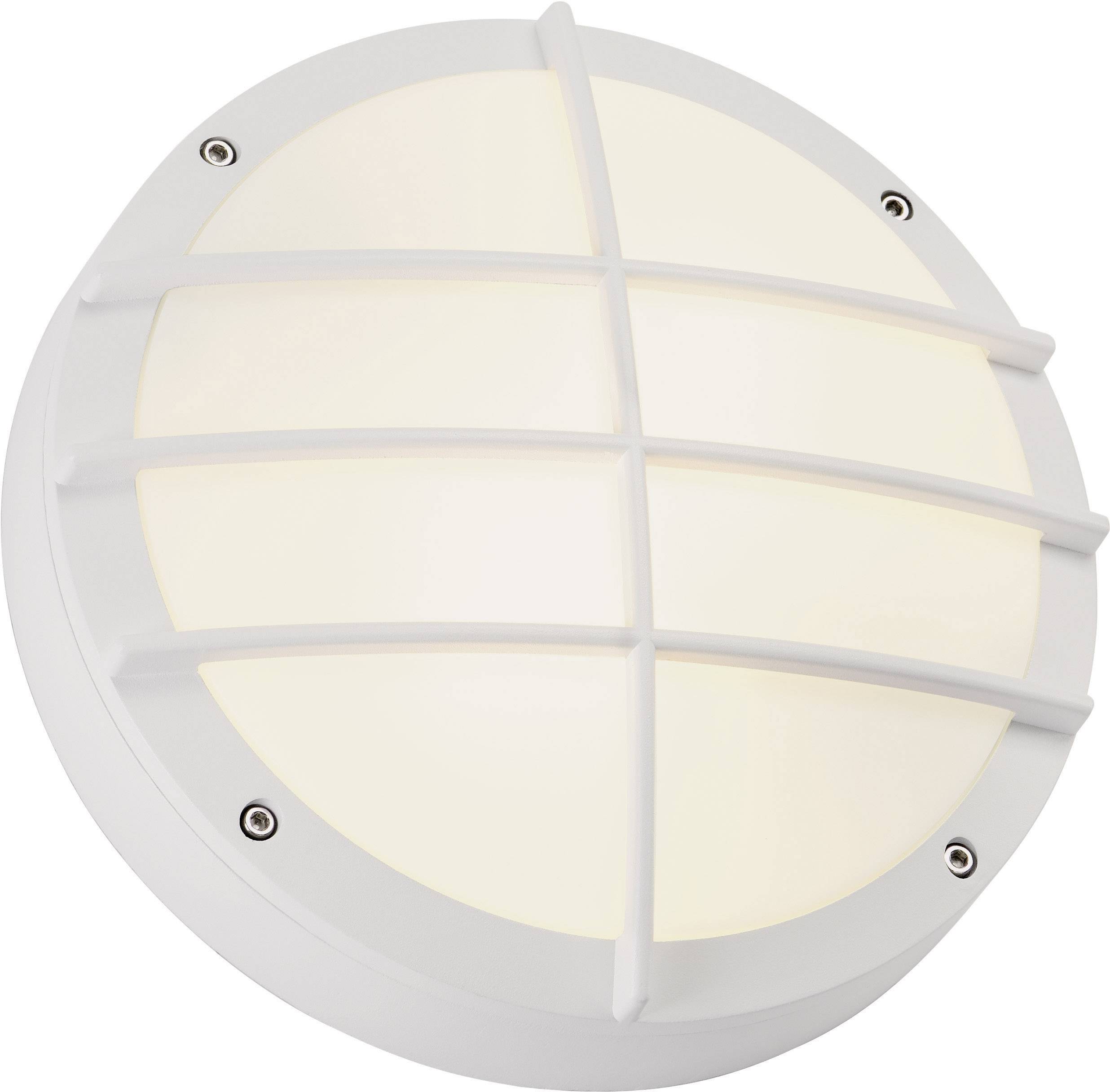 SLV Bulan Grid 229081 Apliques de pared para exteriores Bombilla de bajo consumo, LED E27 50 W Blanco-0