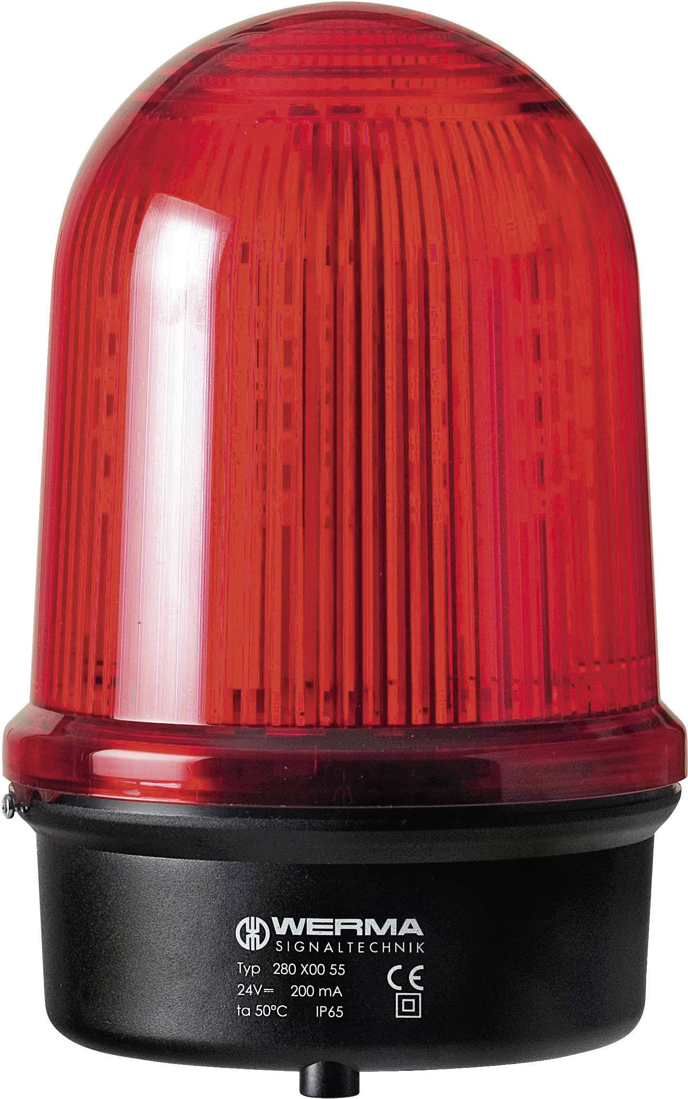 Werma Signaltechnik Luz giratoria LED 280.320.68 280.320.68 Amarillo Luz continua 230 V/AC-1