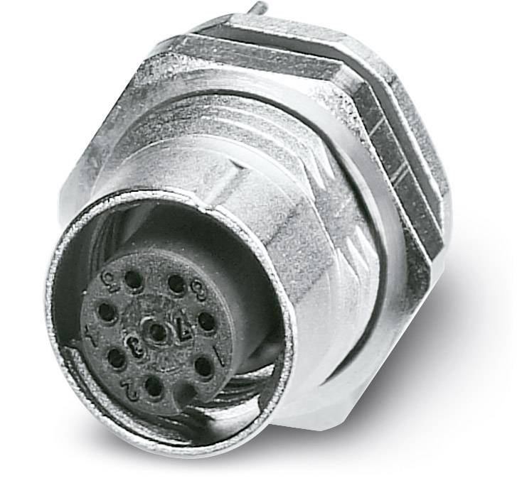 Phoenix Contact 1441930 Conector enchufable de montaje integrado de sensor/actuador M12 Conector hembra, encastrable Núm-0