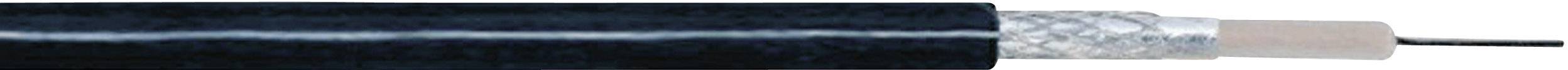 Kash 607647 Cable coaxial Diámetro exterior: 6.20 mm RG59 75 Ω Schwarz Sold per metre
