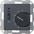 GIRA Inserto Termostato System 55, Standard 55, E2, Event, Event Klar, Event Opak, Esprit, ClassiX Antracita 039228