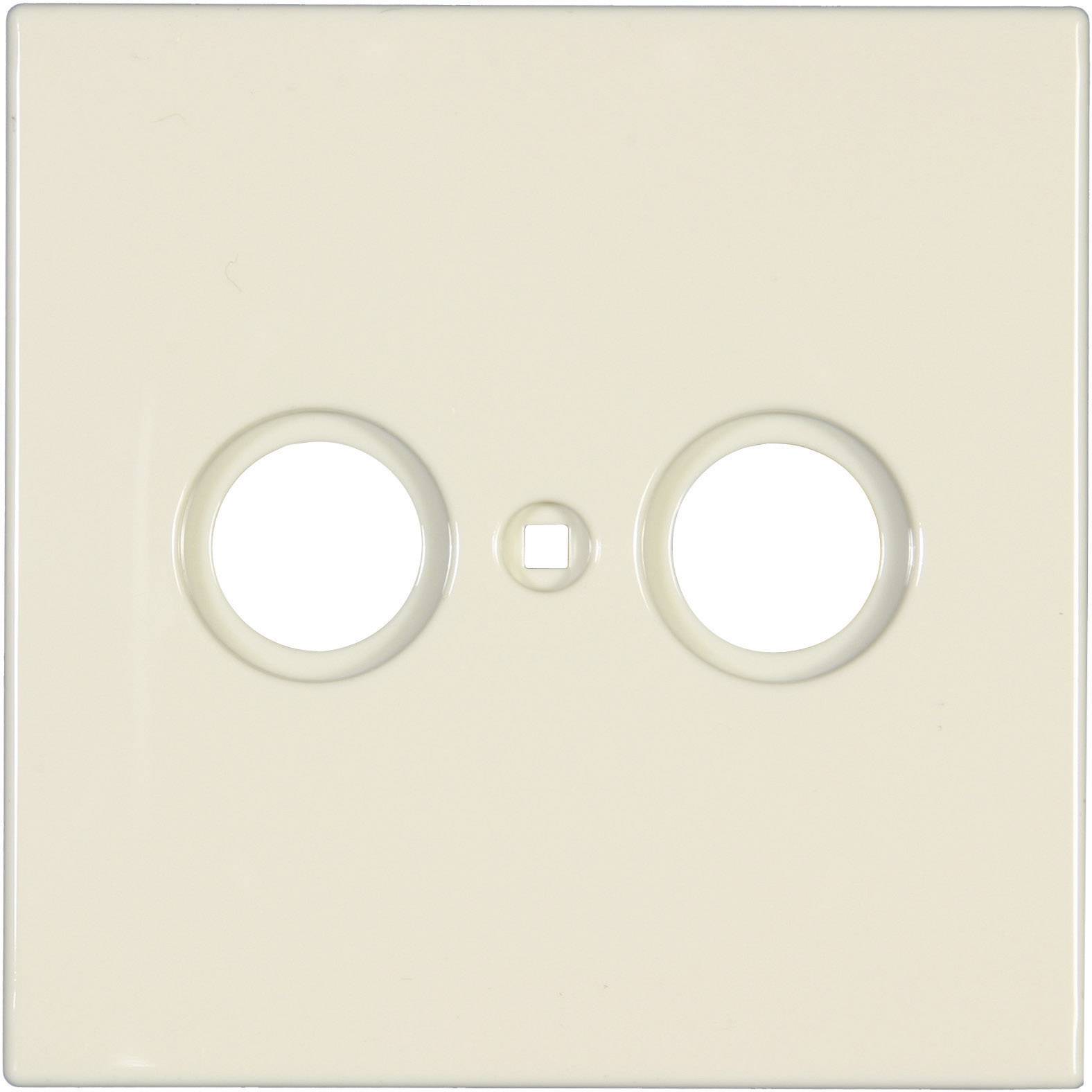 Jung Cubierta Toma de TV y radio LS 990, Diseño LS, LS plus Blanco crema LS 990 TV 1 UD(S).