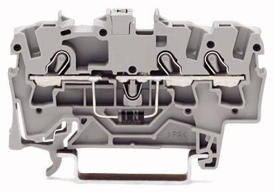 WAGO 2004-1311/1000-400 Borne de diodos 6.20 mm Resorte de tracción Asignación: L Gris 50 UD(S). Package-1