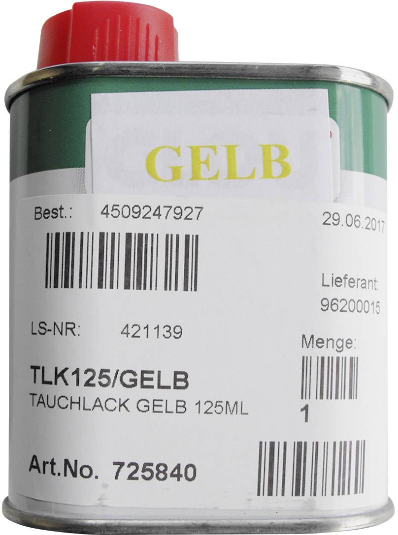 CLOU TLK125/BLAU Pintura de inmersión para bombillas incandescentes 125 ml Blau
