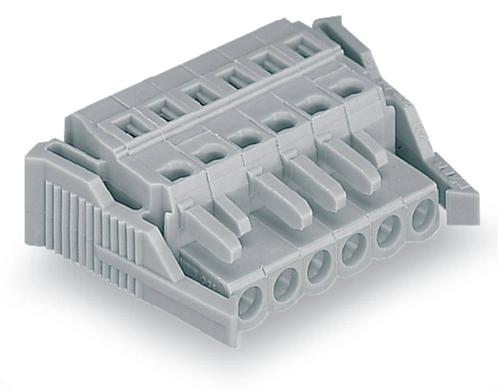 WAGO Cable de caja de enchufe 231 Número total de polos 10 Dimensión modular: 5 mm 231-110/037-000 25 UD(S).