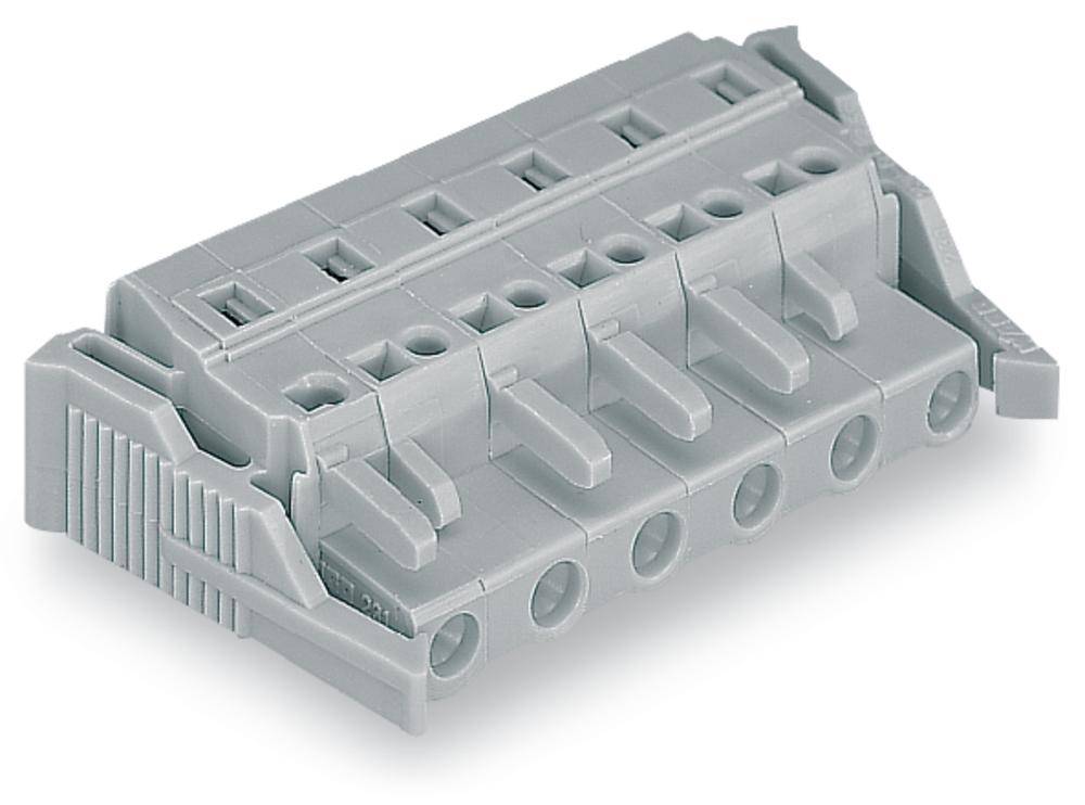 WAGO Cable de caja de enchufe 231 Número total de polos 10 Dimensión modular: 7.50 mm 231-210/037-000 25 UD(S).