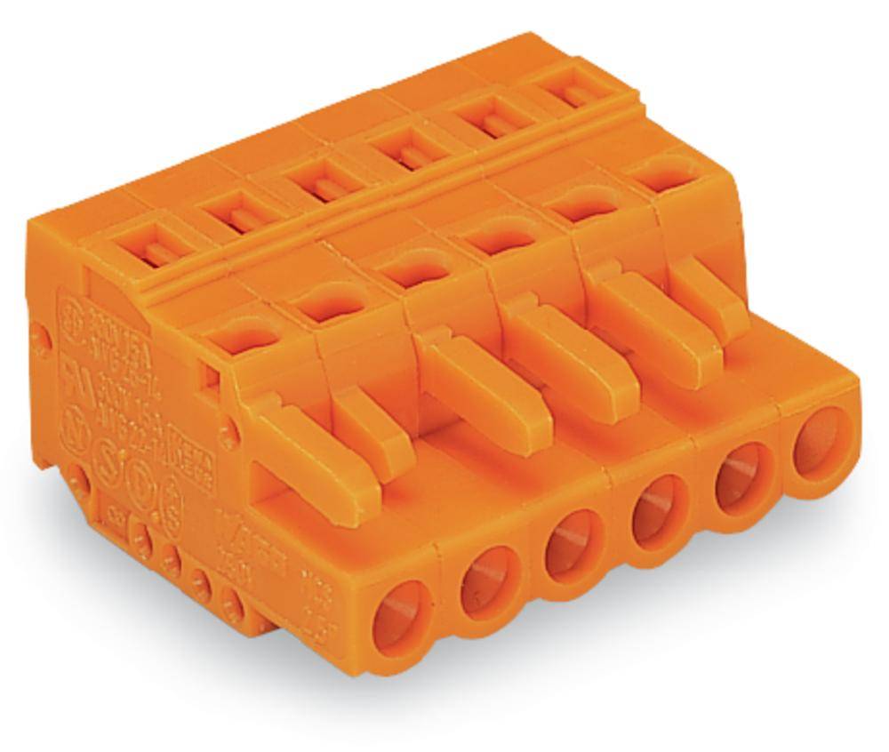 WAGO Cable de caja de enchufe 231 Número total de polos 10 Dimensión modular: 5.08 mm 231-310/102-000 50 UD(S).