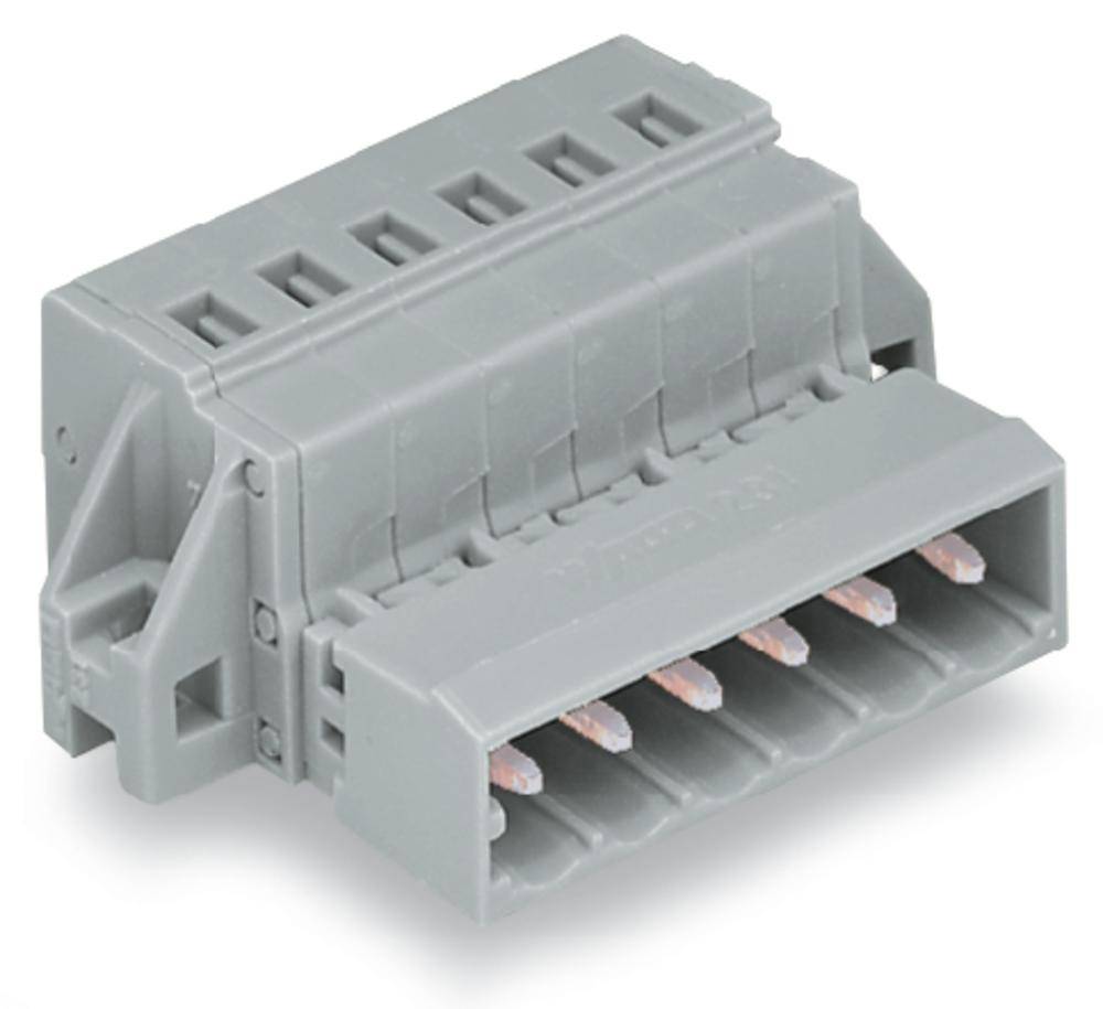 WAGO Regleta de conectores macho (estándar) 300 Número total de polos 10 Dimensión modular: 5 mm 231-610/019-000 25 UD(S).