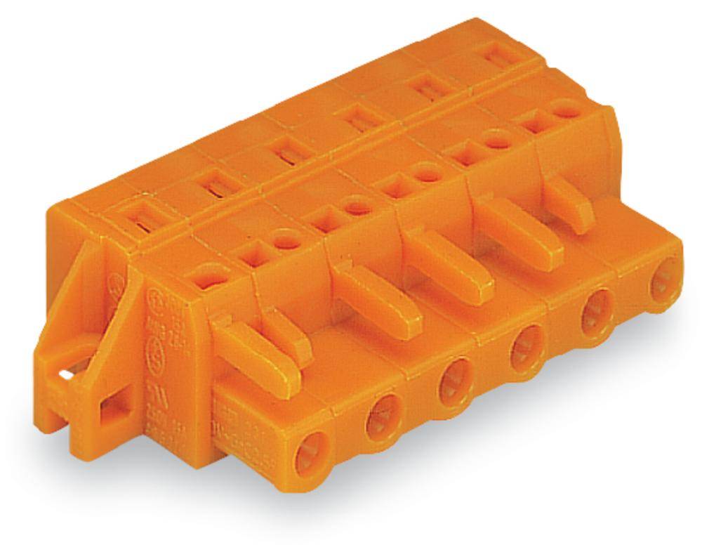 WAGO Cable de caja de enchufe 231 Número total de polos 10 Dimensión modular: 7.62 mm 231-710/031-000 25 UD(S).