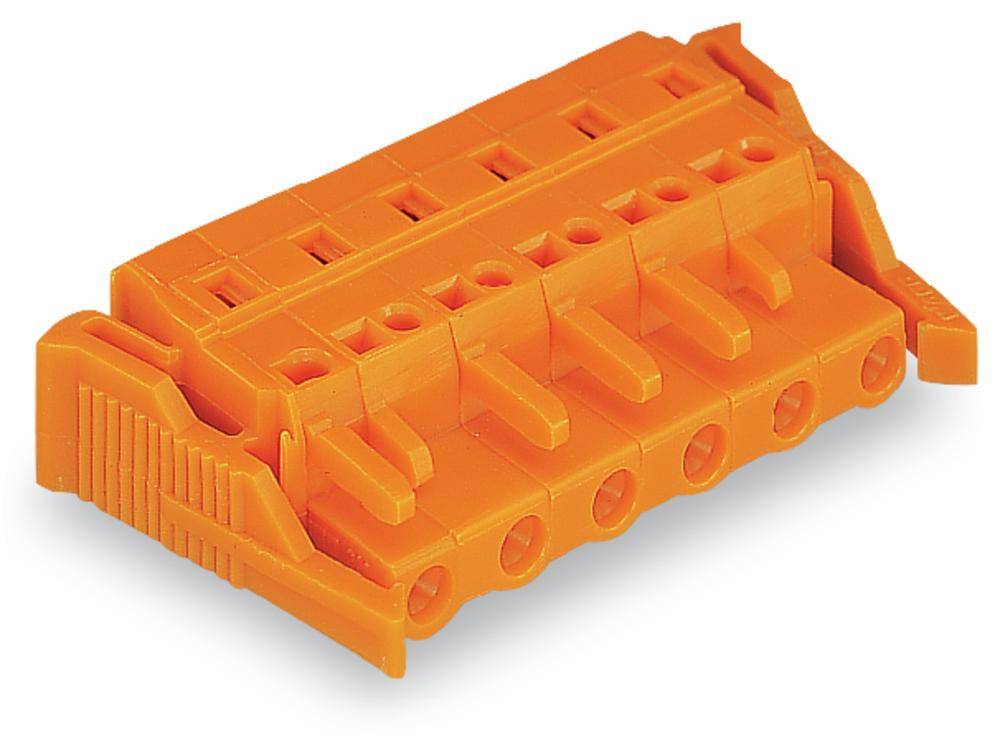 WAGO Cable de caja de enchufe 231 Número total de polos 10 Dimensión modular: 7.62 mm 231-710/037-000 25 UD(S).