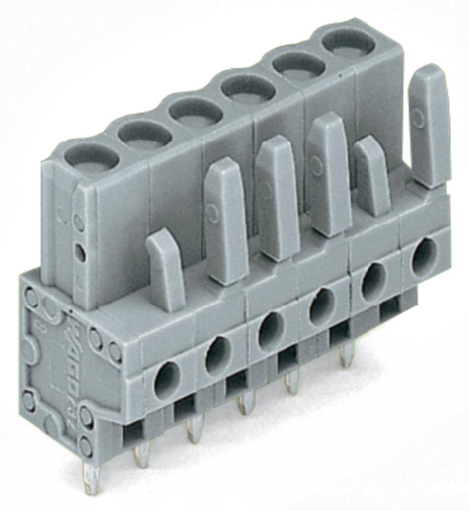WAGO Placa de alojamiento de terminales 232 Número total de polos 10 Dimensión modular: 5 mm 232-140 50 UD(S).