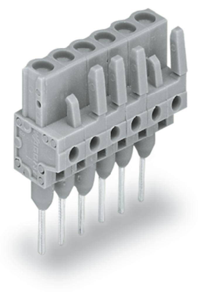 WAGO Placa de alojamiento de terminales 232 Número total de polos 16 Dimensión modular: 5 mm 232-146/005-000 25 UD(S).-0